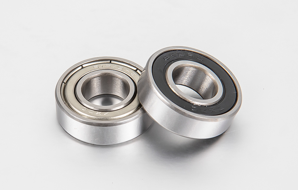 Installation and adjustment of low noise deep groove ball bearings